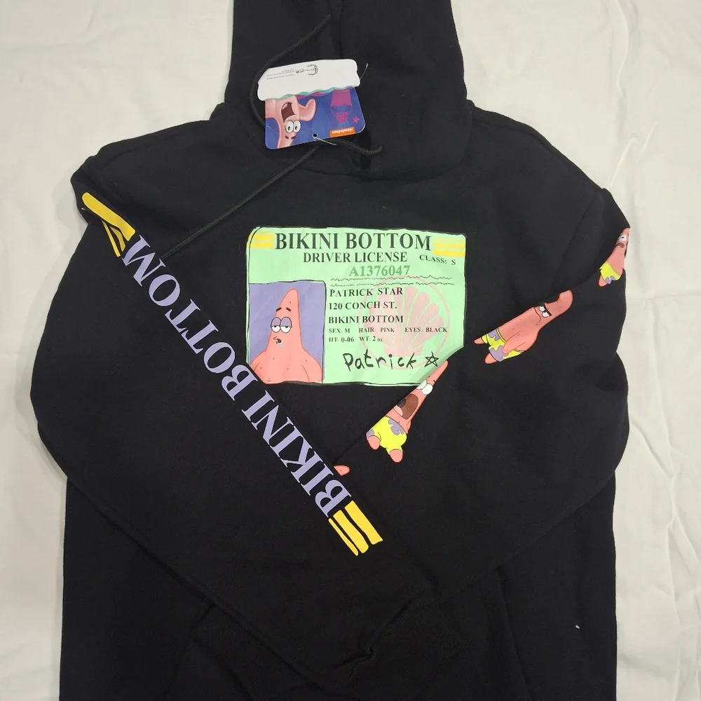 SpongeBob SquarePants Black Kids Hoodie